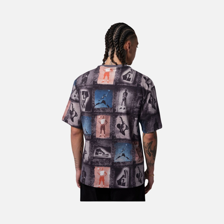تیشرت اورجینال Nike M Jordan Flt Clb Aop Ss Crew