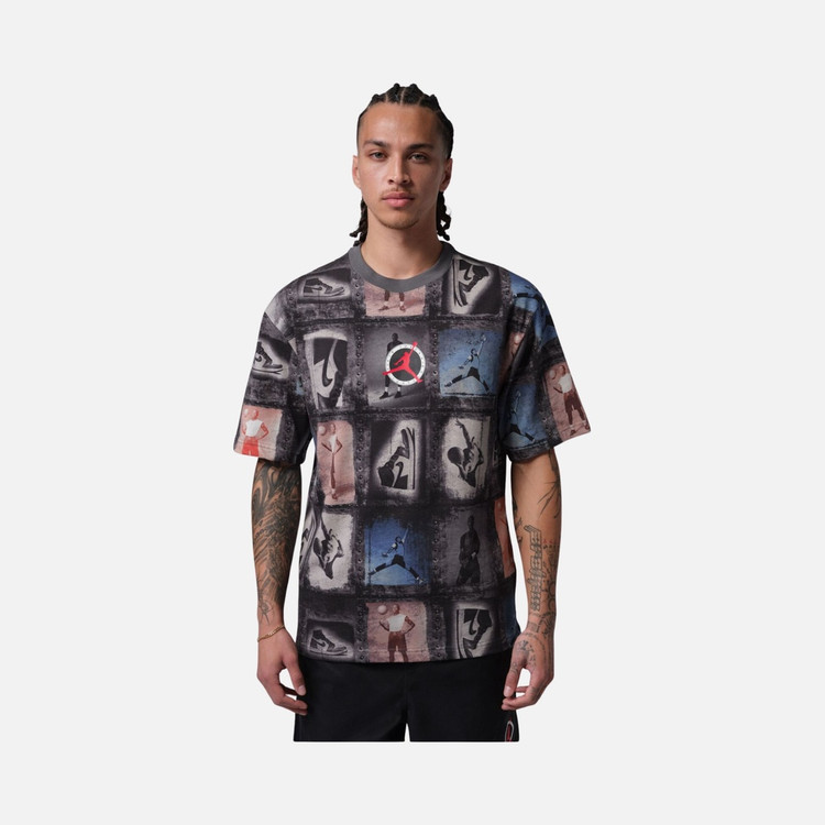 تیشرت اورجینال Nike M Jordan Flt Clb Aop Ss Crew