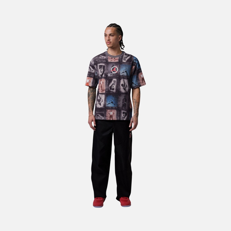 تیشرت اورجینال Nike M Jordan Flt Clb Aop Ss Crew