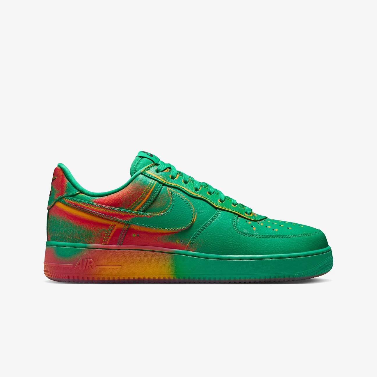 کفش اورجینال استایل و کژوال Nike Air Force 1 Low '07 Stadium Green Crimson'