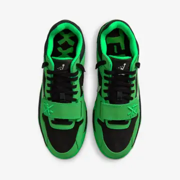کفش اورجینال استایل و کژوال Jordan Travis Scott x Jordan Jumpman Jack T-Rexx Green Spark