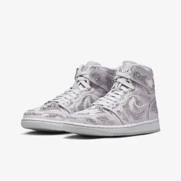 کفش اورجینال استایل و کژوال Jordan Air Jordan 1 Retro High OG x Swarovski 'Vast Grey' (W)