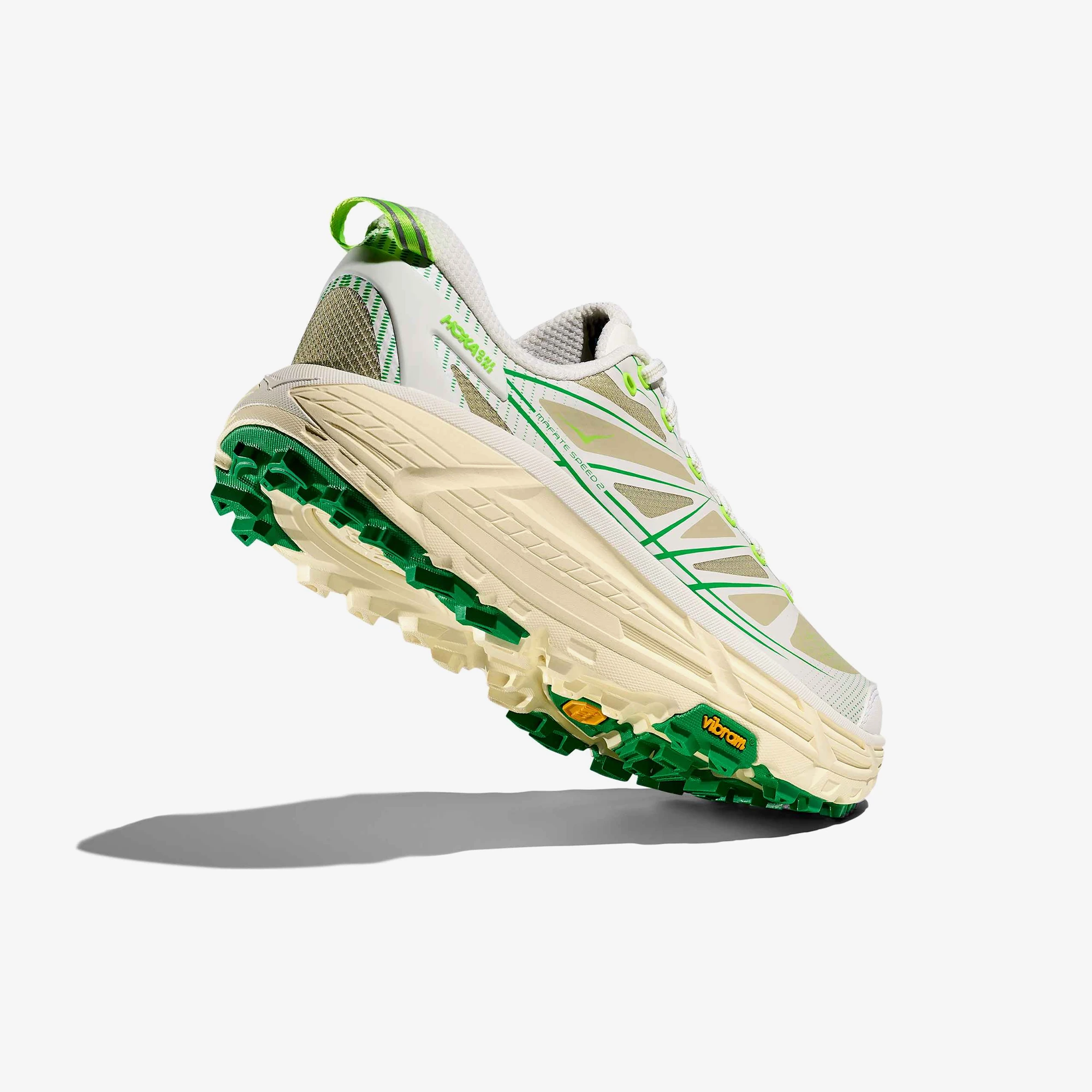 کفش اورجینال رانینگ و پیاده روی HOKA Mafate Speed 2 'White Fresh Cut Grass'