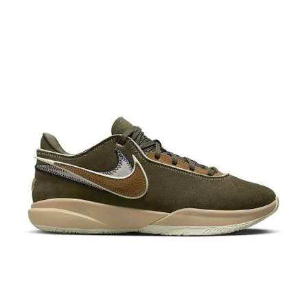 کفش اورجینال بسکتبال Nike LeBron 20 Olive Suede